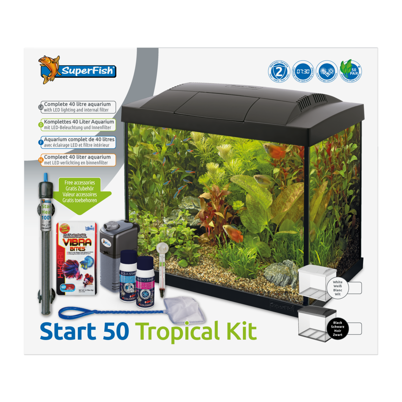 A closer look at Ventilated Goldfish Tank Starter Kit
