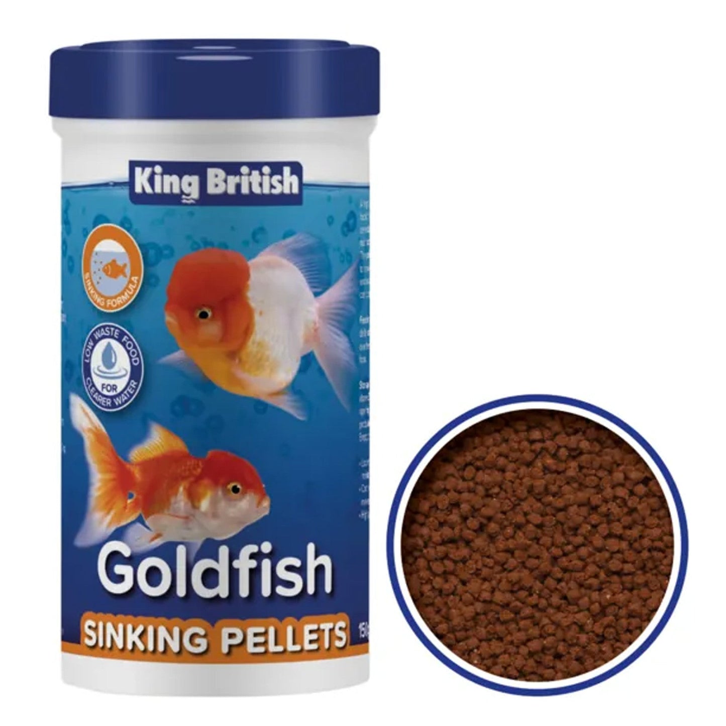 King British Goldfish Sinking Pellets
