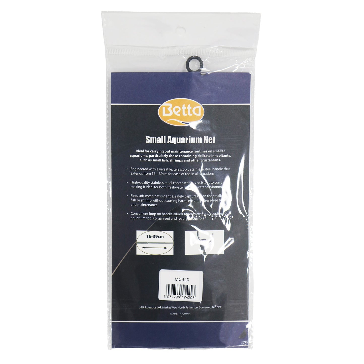 Betta Small Round Extendable Net