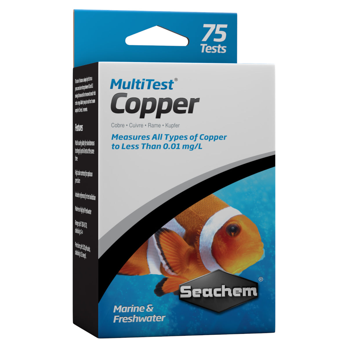 Seachem MultiTest Copper - Water Test Set for Aquariums – Aquascaping ...