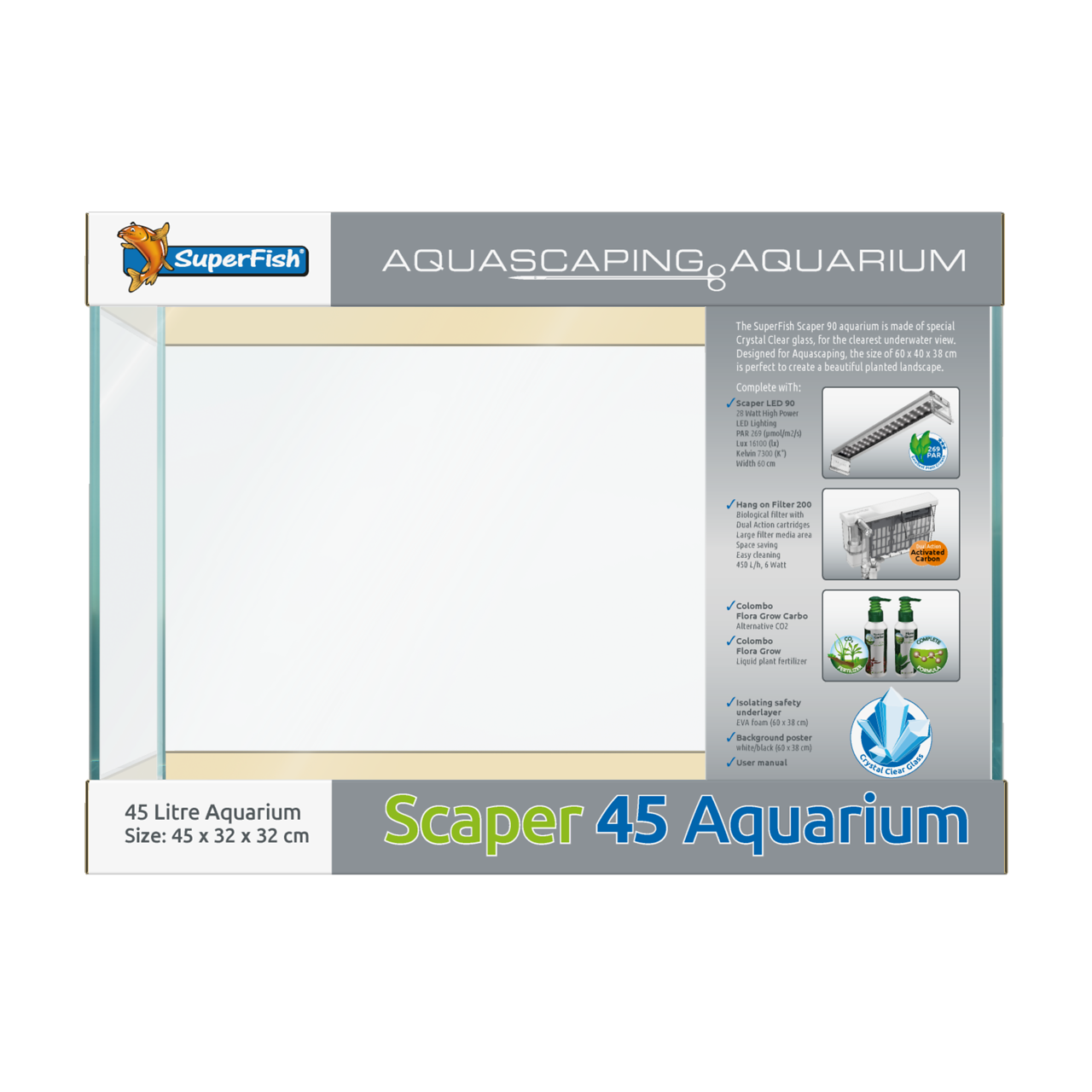 Superfish Scaper 45 Aquarium