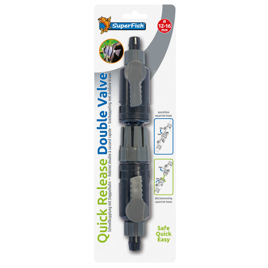 Superfish Quick Release Double Valve 12/16mm