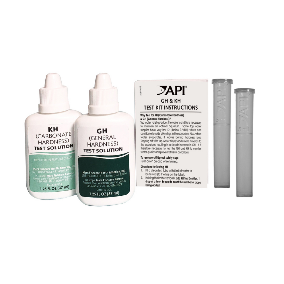 API GH & KH Test Kit - General and Carbonate Hardness for Aquariums ...
