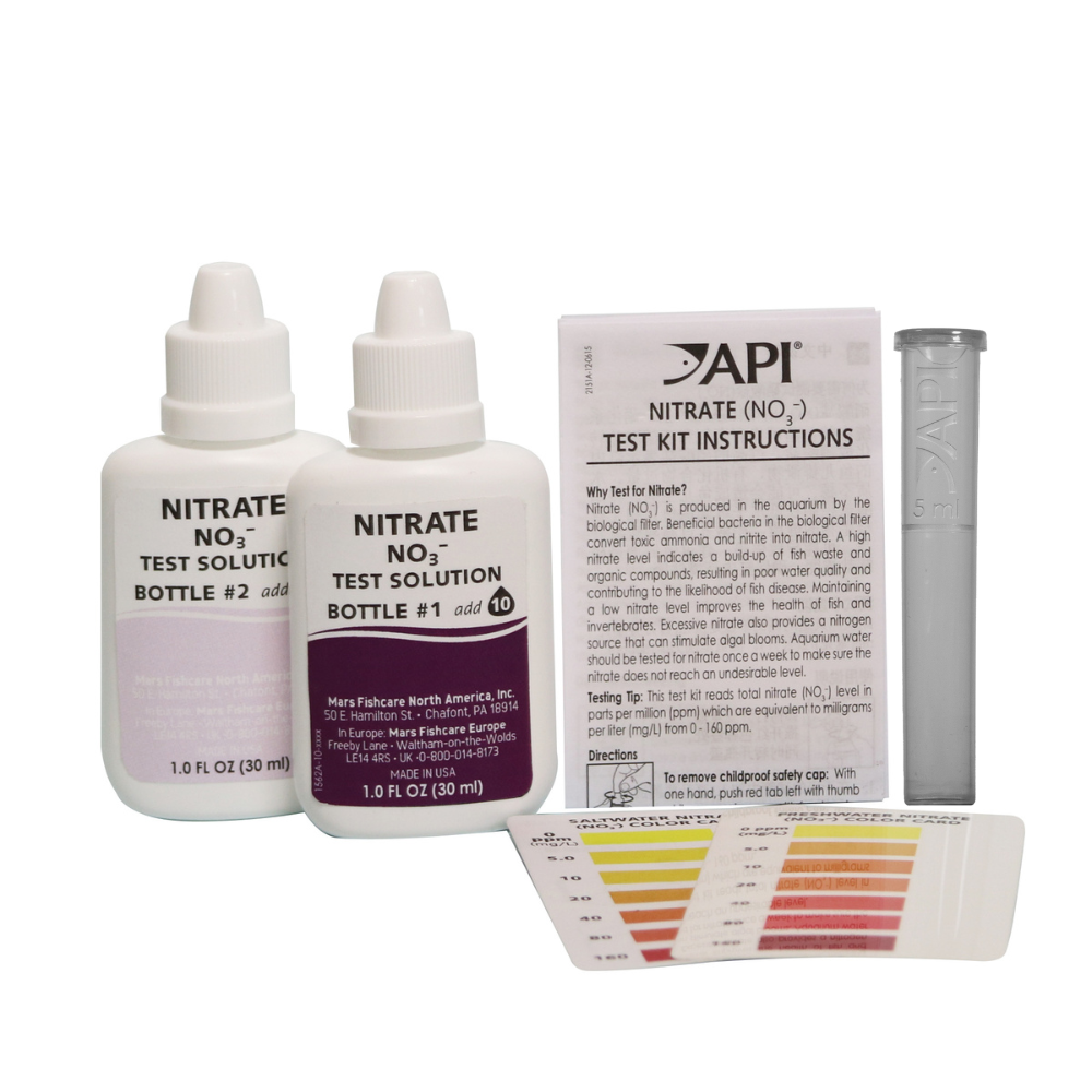API Nitrate Test Kit - Aquarium Water Test Set for Fresh and Saltwater ...