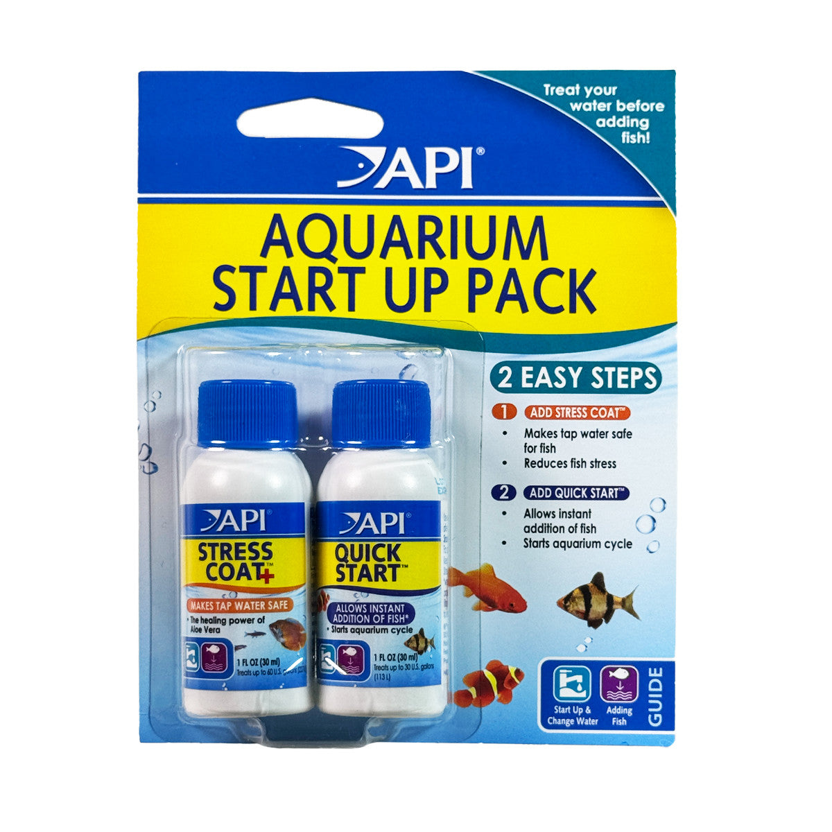 API Aquarium Start Up Pack - Tap Safe & Filter Starter for your Fish ...