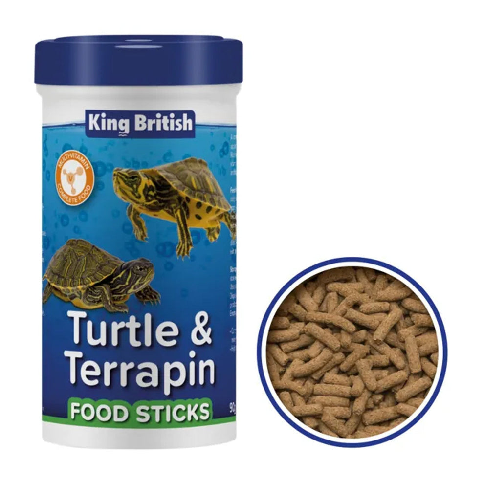 King British Turtle & Taerrapin Food Sticks 90g - Turtle Food ...