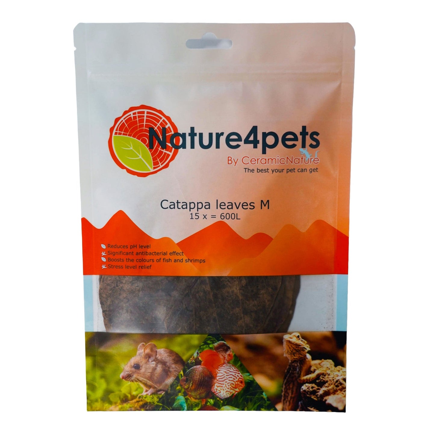 Ceramic Nature Catappa Leaves M