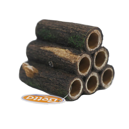 Betta 6 Tube Shrimp Hide